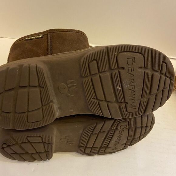 Bearpaw brown boots size 1 - Picture 5 of 9
